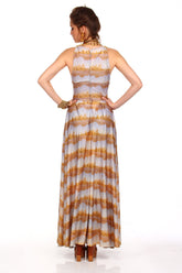 60s Avante Garde Maxi Goddess Dress